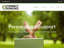 Tablet Screenshot of connectthinking.com.au